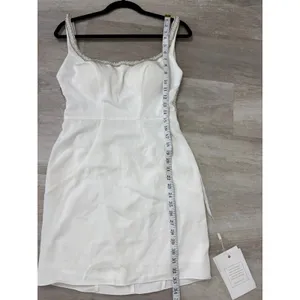 NEW Mac Duggal Savannah Dress White Size 6 Cocktail thumbnail 10