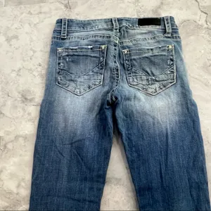 Daytrip Linx Ankle Cut‎ off Skinny Jeans Size 26 or 2 Short thumbnail 6