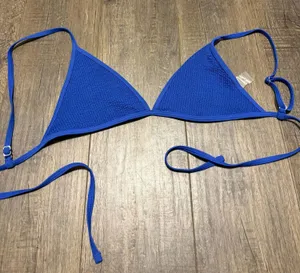 Abercrombie Swimsuit Top bikini blue thumbnail 1