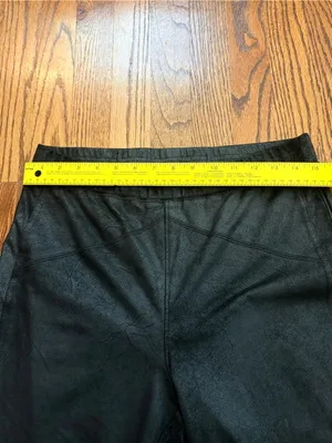 Free People Midnight Vegan Suede Skinny Pants Black High Rise M thumbnail 11