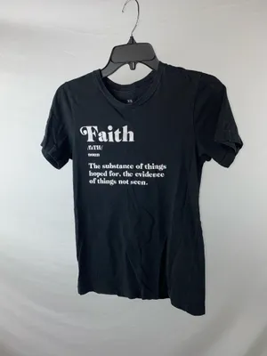 Faith Tshirt Black Size XS thumbnail 5