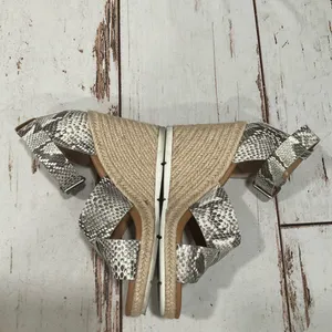Treasure & Bond Poppy Espadrille Wedge Snake Print Wedge Sandals‎ thumbnail 4