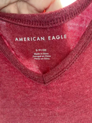 American Eagle Outfitters Red Top thumbnail 2