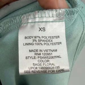 Pink Republic Babydoll =Floral Dress XS Milkmaid Coquette Cottagecore Bow Sage thumbnail 8