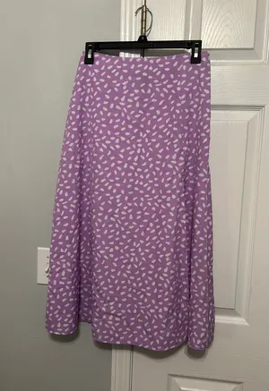 SheIn Purple Midi Skirt thumbnail 1