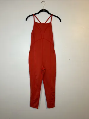 FP Movement Side To Side Performance Onesie in Neon Coral FREE PEOPLE thumbnail 3