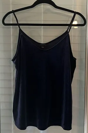 Ann Taylor Women’s Camisole Top‎ Medium Velvet thumbnail 1