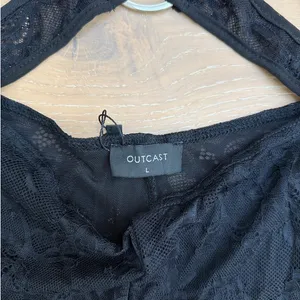 Outcast Jumpsuit Cutouts Lace Oakley Size L Black thumbnail 3