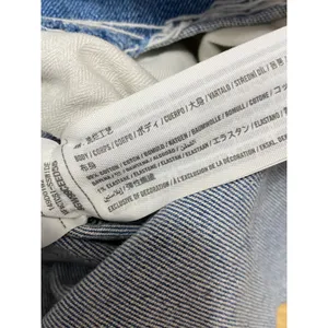 Abercrombie & Fitch The Mom Mid Rise Blue Distressed Denim Jean Shorts Size 24 thumbnail 5