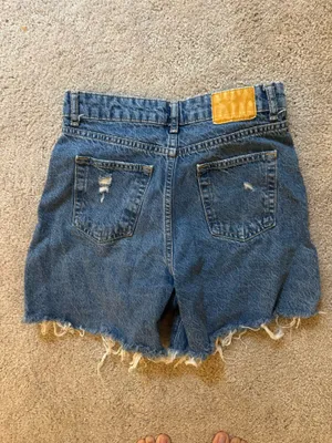 ZARA Denim Shorts High-Waisted Women’s thumbnail 2