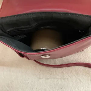Nine West Wine Red Crossbody Bag with Front Zip thumbnail 4
