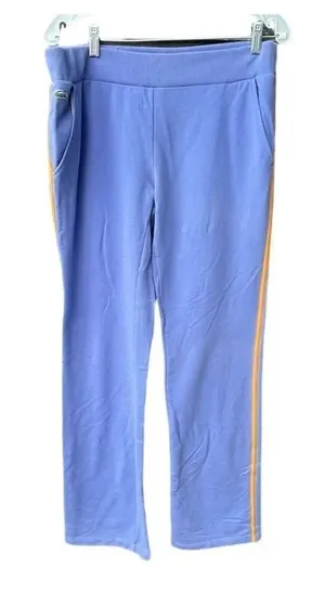Lacoste woman’s size 44 (XL ) striped sides track pants thumbnail 1