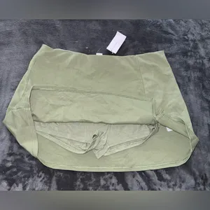 American Eagle It Knit Skort in Olive Moss Size Medium New with tag thumbnail 7