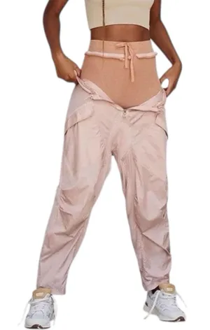 Free People FP Movement Lovin Life 3-in-1 Joggers‎ Pants High Waist XS New Rare thumbnail 1