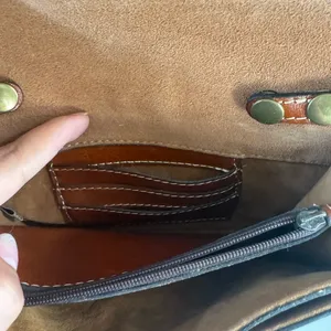 Patricia Nash Brown Leather Crossbody Bag with Buckle Detail thumbnail 7