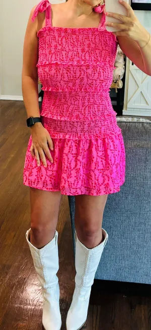 Pink Mini Boutique Dress Size M thumbnail 1