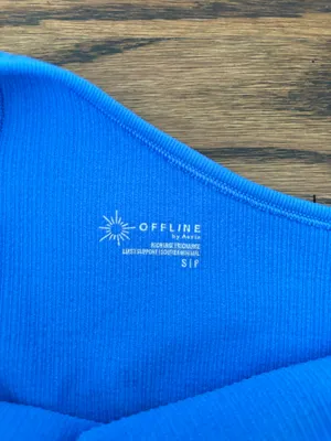 Aerie Ribbed One Shoulder Top thumbnail 3