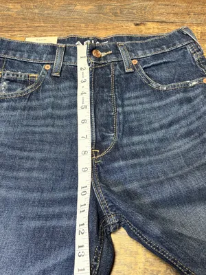 NEW Ariat Jeans Tomboy Straight Ultra High-Rise Women's 27 Button Fly Distress thumbnail 9