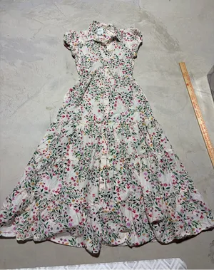Misa Los Angeles Cream Floral Button-Front Maxi Dress small thumbnail 1