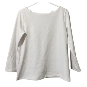 Old Navy Womens Sweater‎ Size Small White Long Sleeve Back Zipper Preppy City thumbnail 2