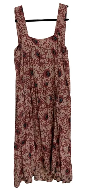 Natalie Martin Pink Floral Boho Midi Dress size small‎ thumbnail 1