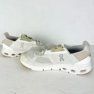 On Running Womens Cloudrift Sneakers Size 10 White Sand Running Athletic thumbnail 4