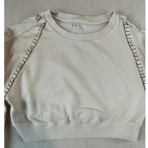 Free People | We The‎ Free Cropped Sweatshirt Beige | Women's XS thumbnail 2