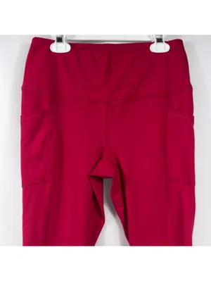 Yogalicious Red Pocket Leggings Size M thumbnail 2