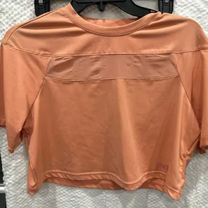 Gymshark Orange Boxy Crop T-Shirt #27 thumbnail 1