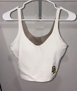 Rare collection lululemon Align Tank Top featuring a Baylor University logo on the bottom left. #BaylorBears #Lululemon #BUxLulu #CropTop #Athleisure” thumbnail 1