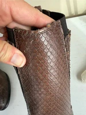 Firenze New Size 6 M 36 Brown Reptile Textured Leather Pointy Toe Boots Booties thumbnail 11