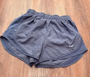 Nike Dri-FIT‎ Running Athletic Shorts Women's Small S Blue Sportswear Gym thumbnail 1