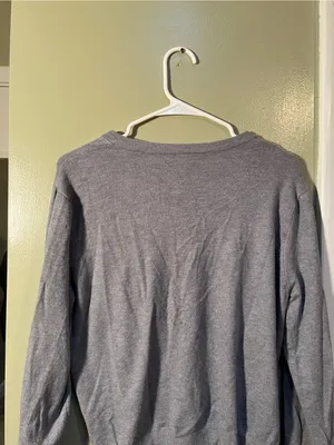 Cielo Women’s Size XL Cardigan Sweater Light Gray Button Crewneck Long Sleeve thumbnail 8