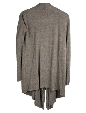 Barefoot Dreams Sz S/M Cardigan Sweater CozyChic Lite Island Wrap Open Waterfall thumbnail 10