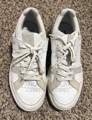 On Running The Roger Clubhouse White Sand Gold Womens Sneakers 48.99138 Size 9.5 thumbnail 1