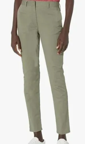NWT Theory Boyfriend Pant in Faded Army Casual Twill Sz. 6 thumbnail 1