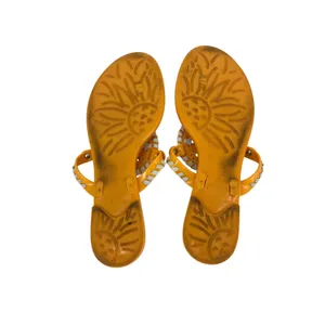 Jack‎ Rogers Georgica Jelly Sandals Tangerine White Size 7 thumbnail 9