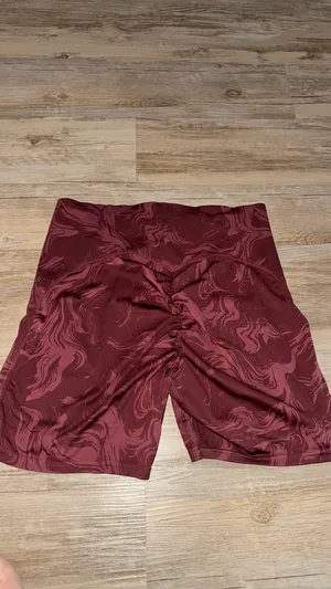Brown gymshark biker shorts thumbnail 2
