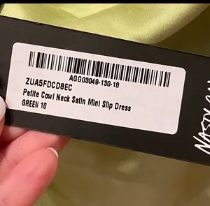 NWT Nasty Gal Green Mini Satin Slip Dress Cowl Neck 4 6 Party thumbnail 8