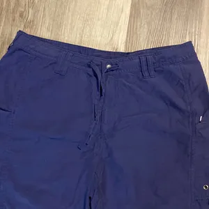ATHLETA womens navy blue shorts size L thumbnail 4