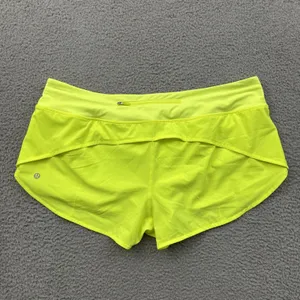 Lululemon Speed Up Shorts Low Rise 2.5" Highlight Yellow Athletic Women's 14 thumbnail 2