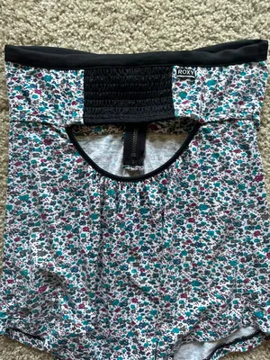 Roxy Y2K strapless Floral Tube Top thumbnail 5