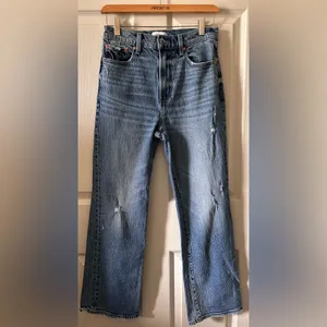 Pistola Women’s Lightly Distressed Med‎ Wash Blue Jeans Cotton Blend Size 27 thumbnail 10