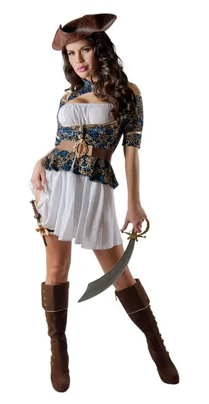 NEW Starline Posh Pirate Costume Size XL thumbnail 1