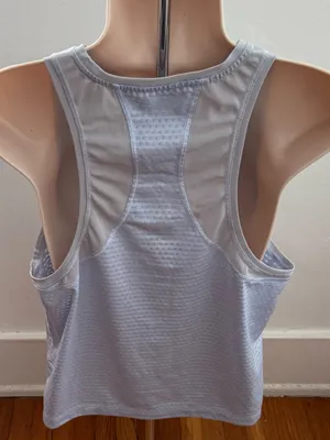 MAS Intimates Light Blue raceback Sleeveless Athletic Tank Top size S athleisure thumbnail 2