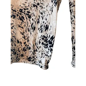 Nine West White Multi Animal Print Capri Pants Women Sz 8 thumbnail 5