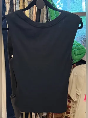 NWT Free People We The Free Ballad Reversible Tank - black - large *IR* thumbnail 9