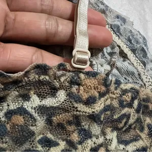 Hanky Panky Black and Brown Leopard Print Bralette Y2K :Box OW2: thumbnail 5
