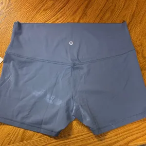 lululemon athletica Women's Athletic Shorts in “washed denim” thumbnail 8