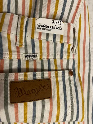 Wrangler Striped Flare Jeans thumbnail 4